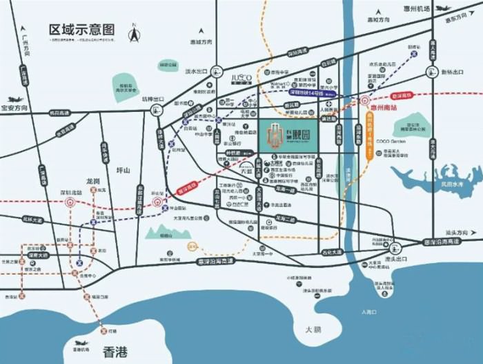 长通熙园交通图