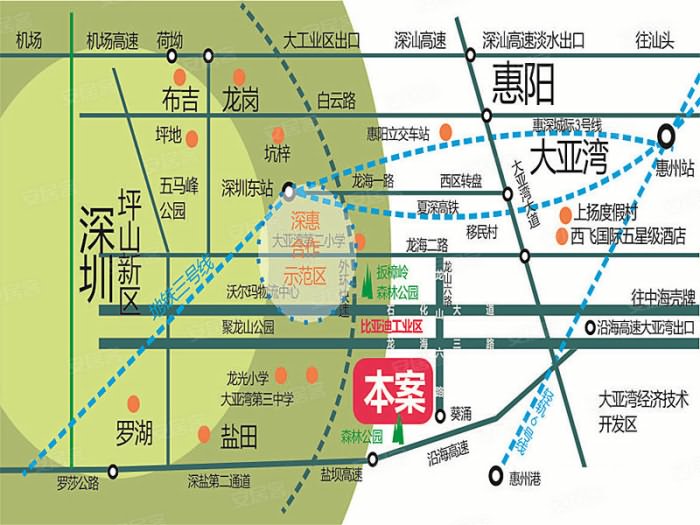 夏日南庭交通图